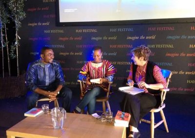Hay Festival, May 2016 - with H.J. Golakai and Georgina Godwin